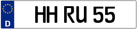 Truck License Plate